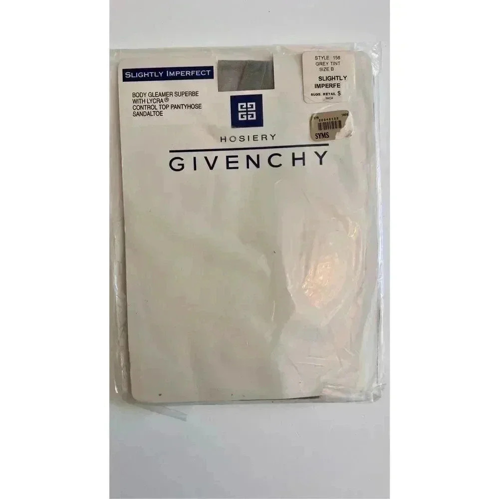 Givenchy Hosiery‎ Slightly Imperfect Grey Tint Size B Panty Hose Stretch New